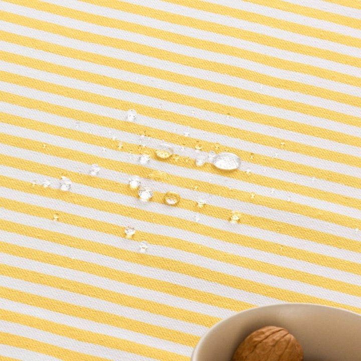 Nappe rayée résistante aux taches en coton touché ARENZA - Beautiful Moment the shop