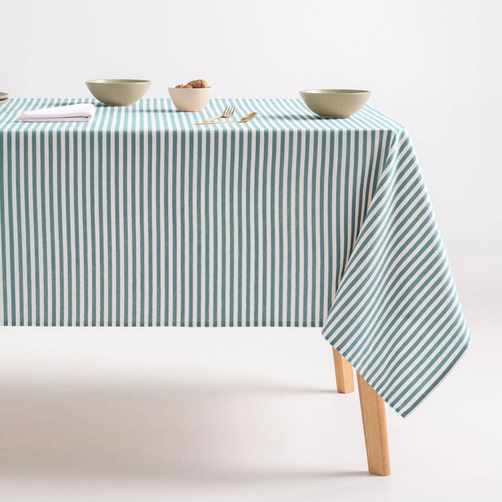 Nappe rayée résistante aux taches en coton touché ARENZA - Beautiful Moment the shop
