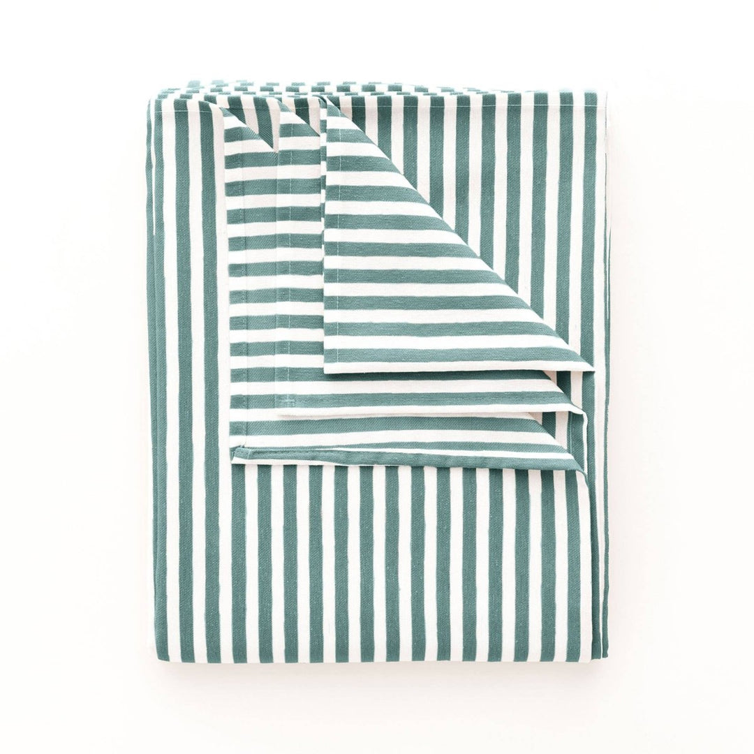 Nappe rayée résistante aux taches en coton touché ARENZA - Beautiful Moment the shop