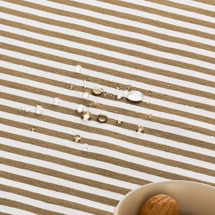 Nappe rayée résistante aux taches en coton touché ARENZA - Beautiful Moment the shop