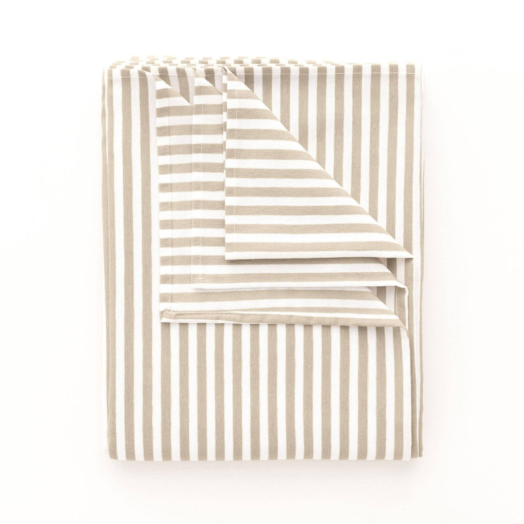 Nappe rayée résistante aux taches en coton touché ARENZA - Beautiful Moment the shop