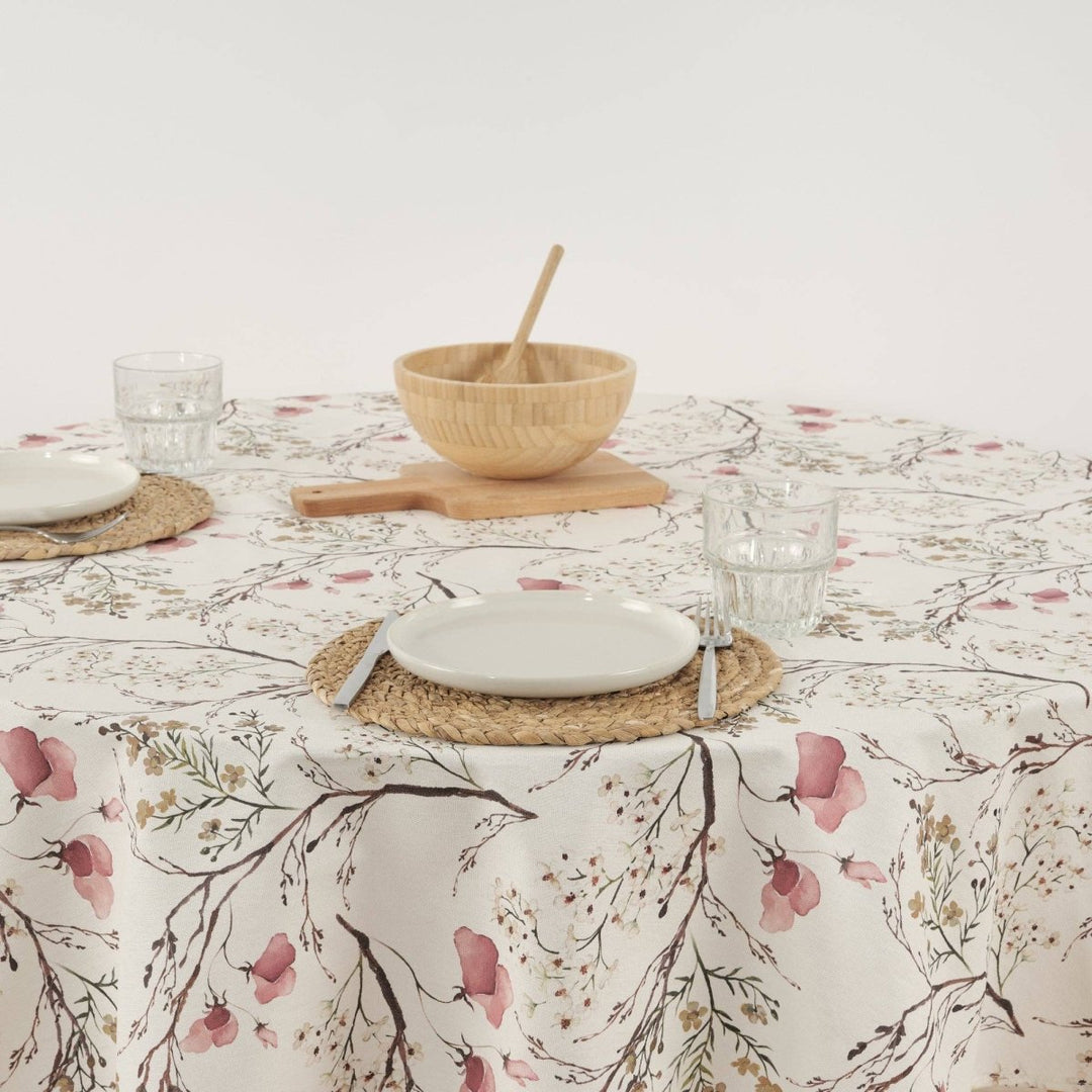 Nappe ronde résistante aux taches en résine 0120 - 342 - Beautiful Moment the shop