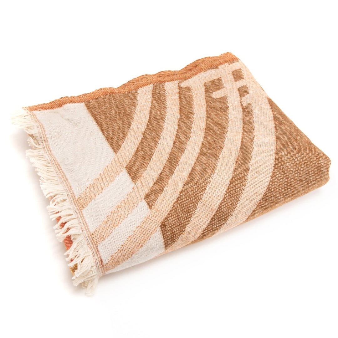 PLAID ARCHI TERRACOTA 130X170 - Beautiful Moment the shop