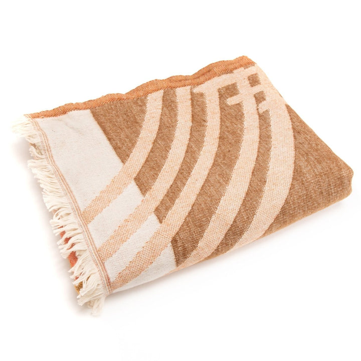 PLAID ARCHI TERRACOTA 130X170 - Beautiful Moment the shop