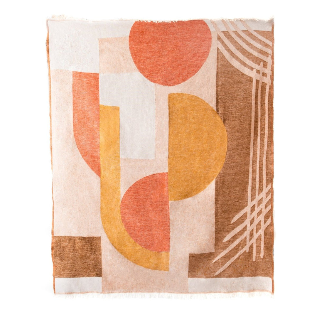 PLAID ARCHI TERRACOTA 130X170 - Beautiful Moment the shop