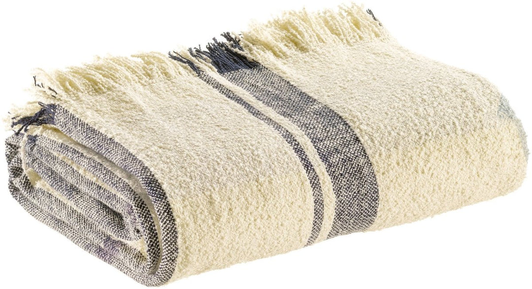 Plaid jacquard Jane Multico marine 130 x 160 - Beautiful Moment the shop