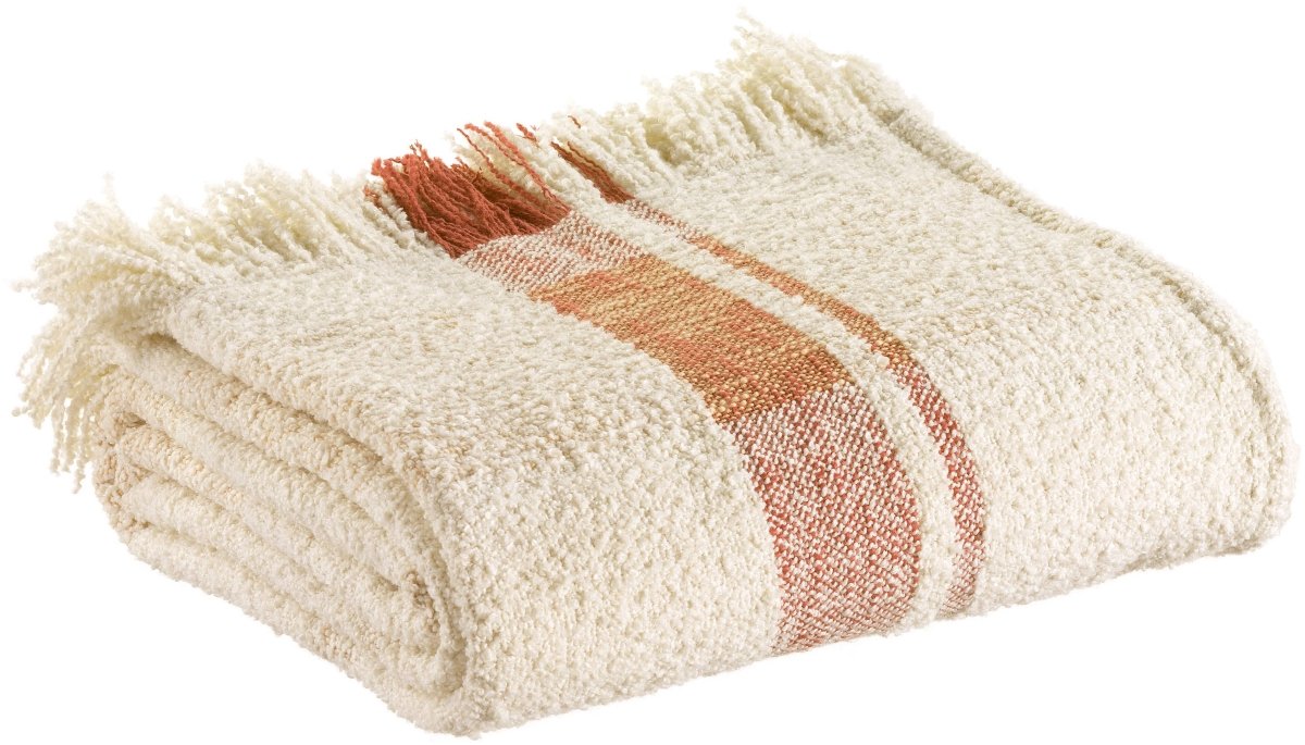 Plaid Jacquard Jane Multico Sienne 130 X 160 - Beautiful Moment the shop