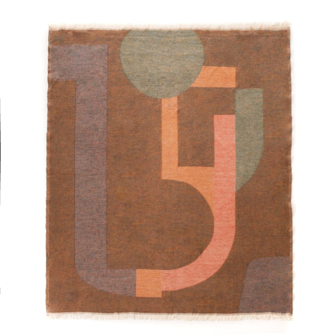 PLAID OLIVIA TERRACOTA 130X170 - Beautiful Moment the shop