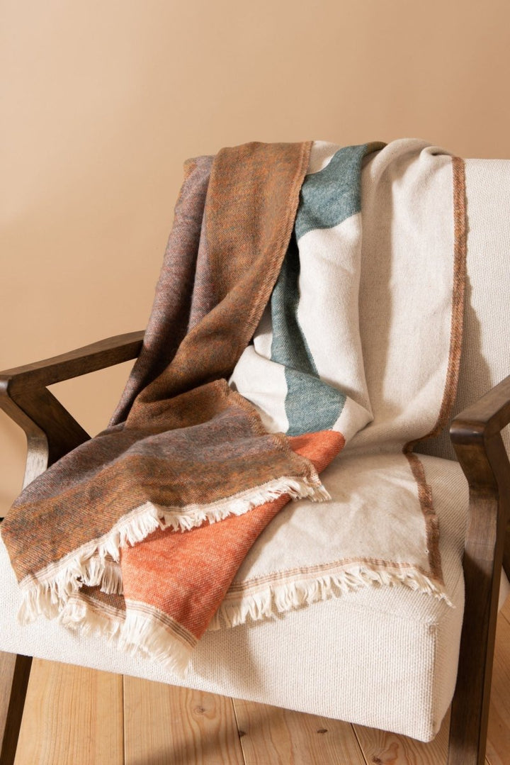 PLAID OLIVIA TERRACOTA 130X170 - Beautiful Moment the shop