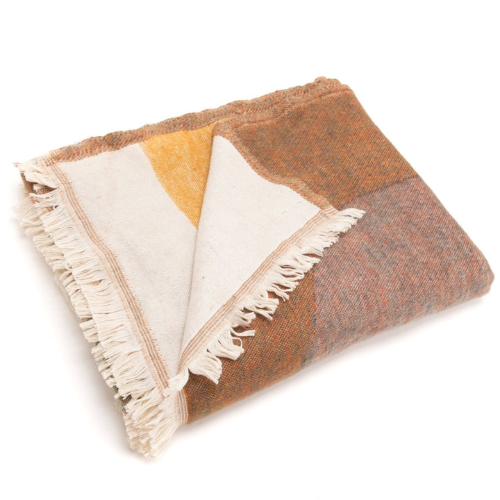PLAID OLIVIA TERRACOTA 130X170 - Beautiful Moment the shop