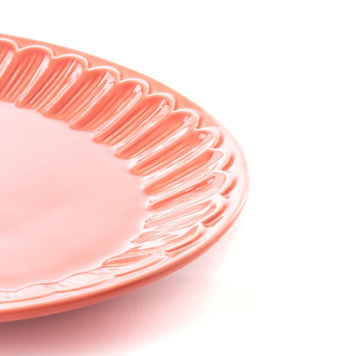 PLAT OVALE PETALE CORAIL - Beautiful Moment the shop