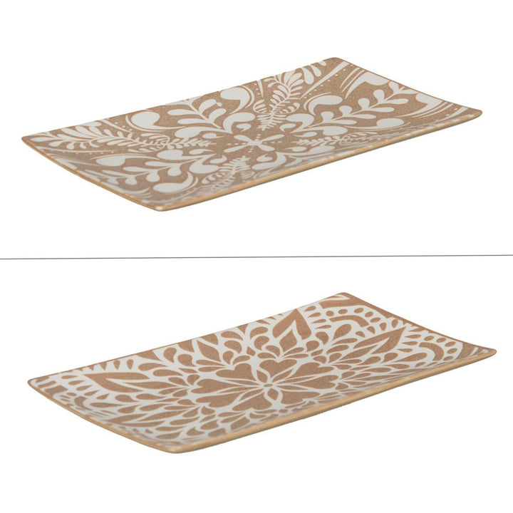 Plat rectangle beige Safi 29x16 cm - Beautiful Moment the shop