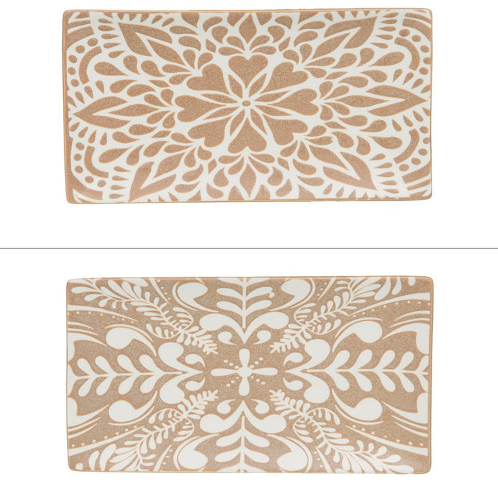 Plat rectangle beige Safi 29x16 cm - Beautiful Moment the shop