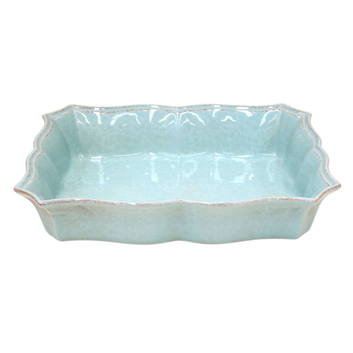 Plat rectangulaire à four 35 - Impressions - Bleu œuf de robin - Beautiful Moment the shop