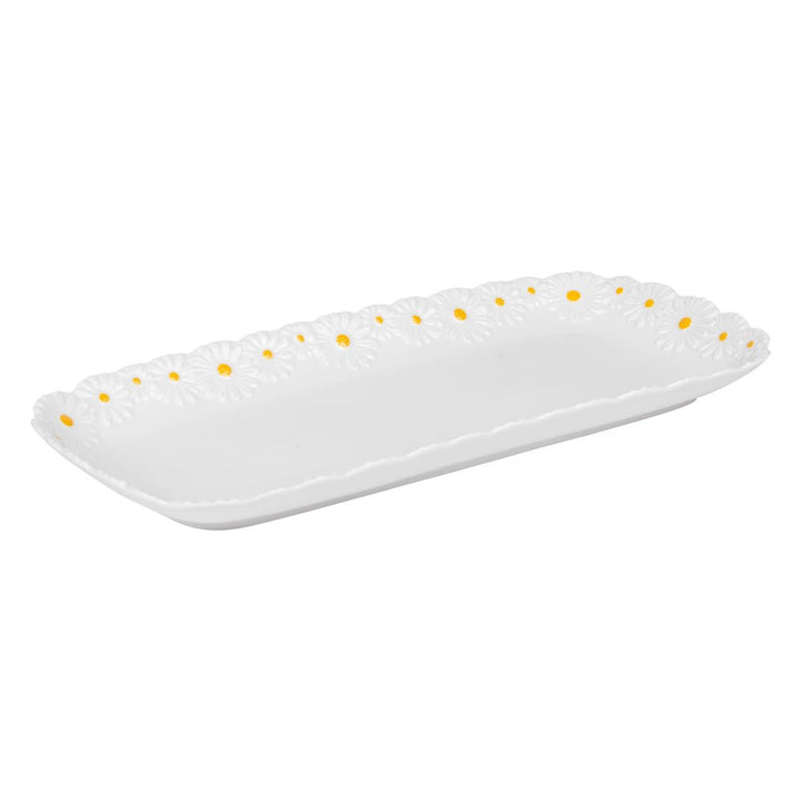 Plat rectangulaire Marguerite 35x17 cm - Beautiful Moment the shop