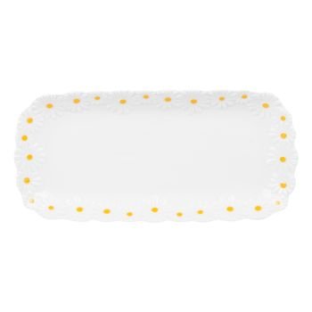Plat rectangulaire Marguerite 35x17 cm - Beautiful Moment the shop