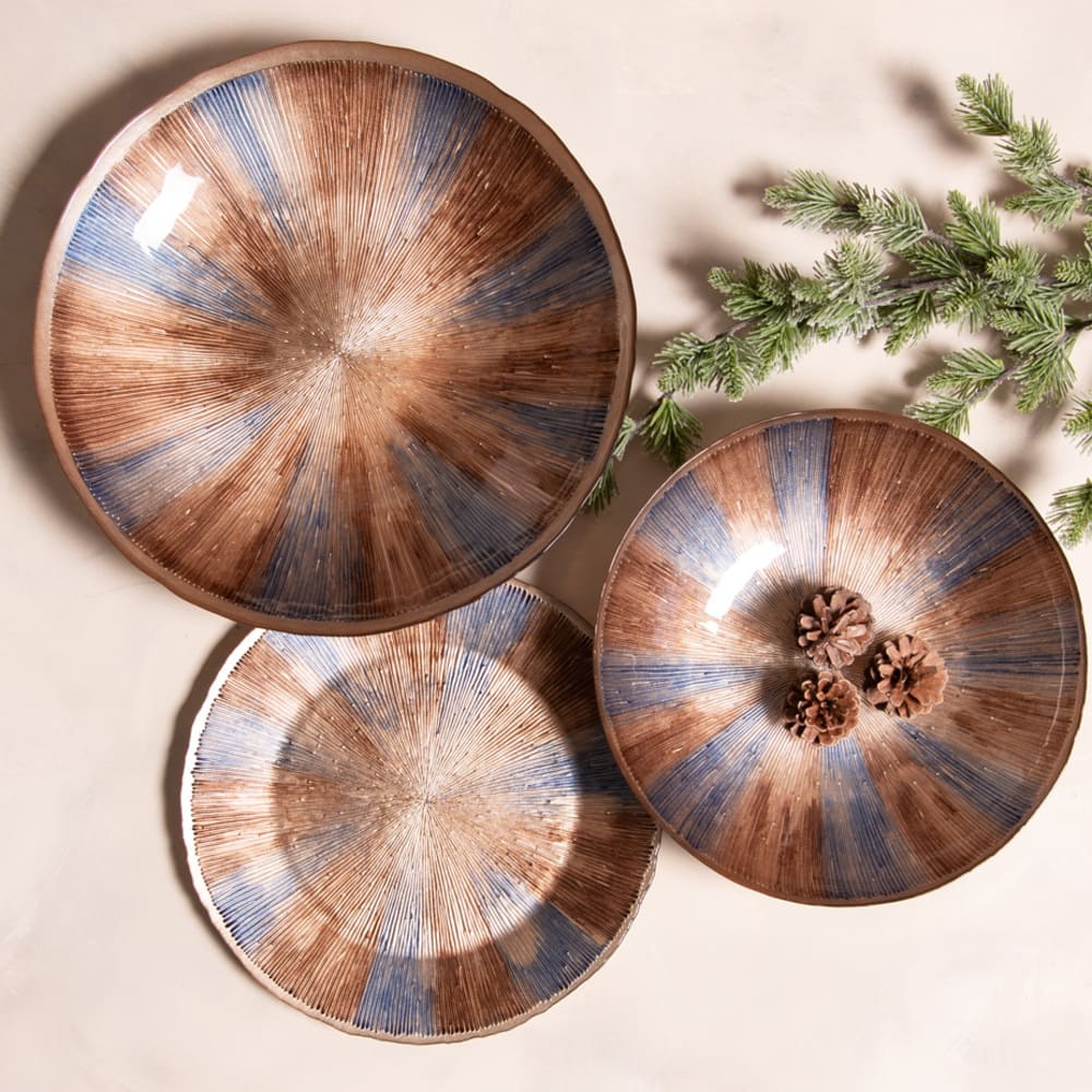 Plat rond Acajou 32 cm - Beautiful Moment the shop