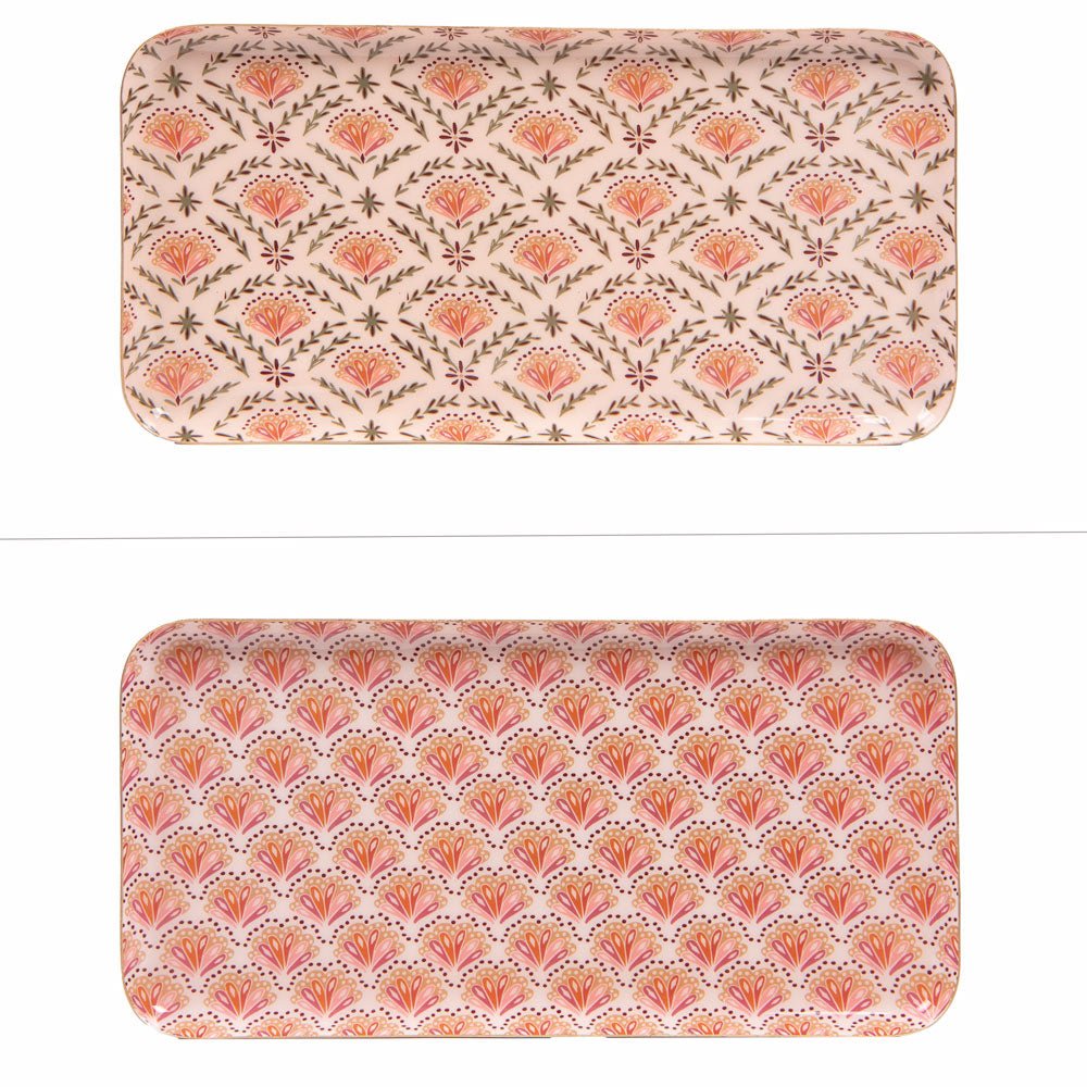 Plateau rectangle Rangoli 30x15 cm - Beautiful Moment the shop