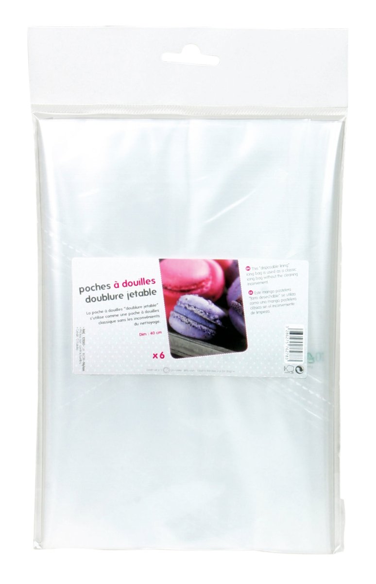 Poche à douille jetable x6 40 cm - Beautiful Moment the shop
