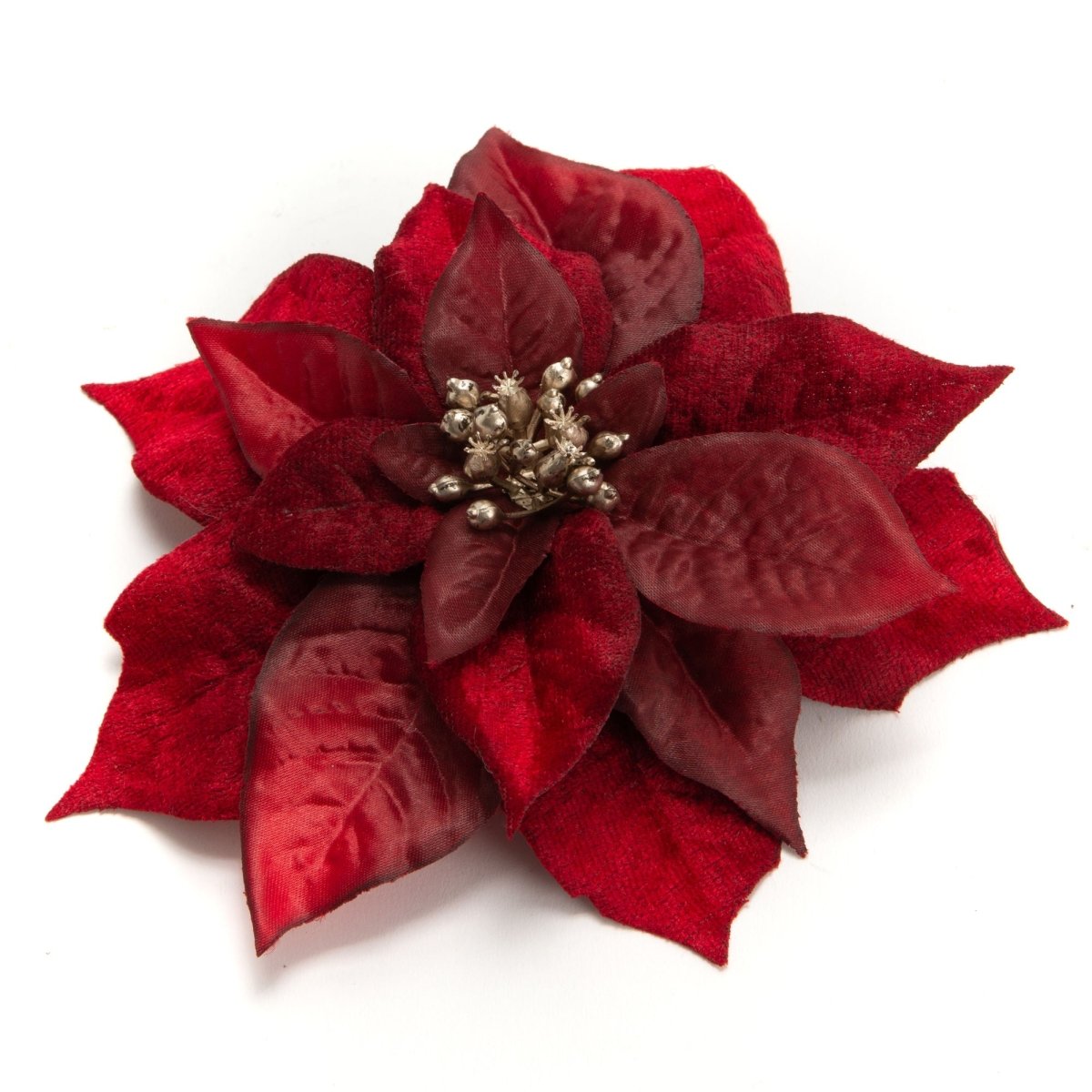POINSETTIA CLIP DIAMETRE 17 - Beautiful Moment the shop