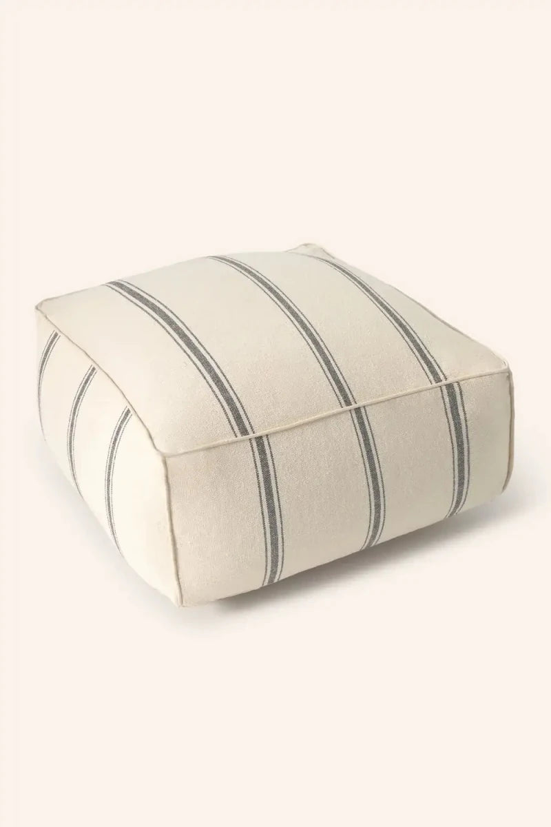 Pouf gris foncé Bari - Beautiful Moment the shop