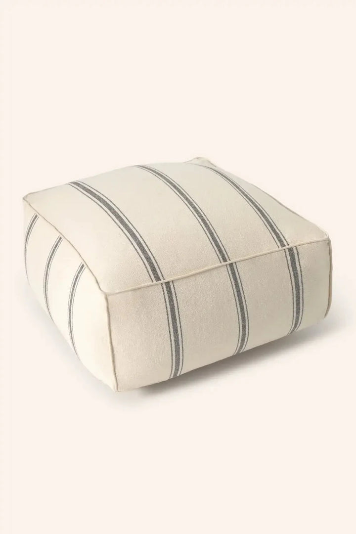 Pouf gris foncé Bari - Beautiful Moment the shop