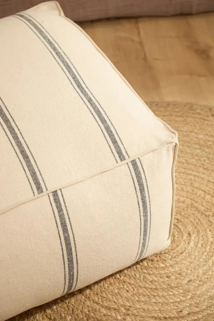 Pouf gris foncé Bari - Beautiful Moment the shop