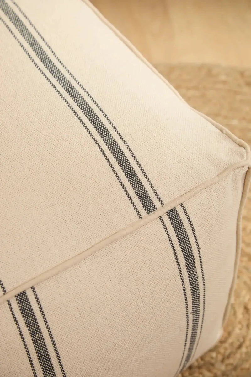 Pouf gris foncé Bari - Beautiful Moment the shop