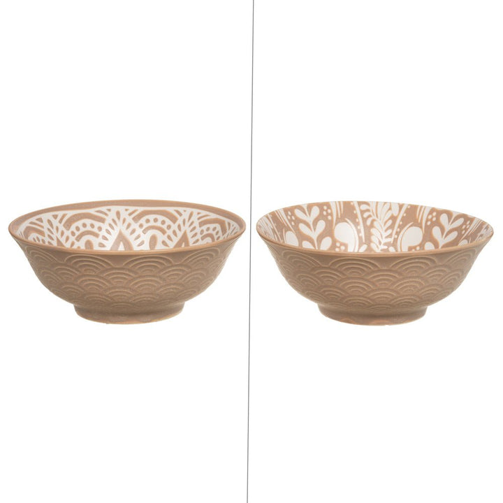 Saladier beige Safi 20 cm - Beautiful Moment the shop