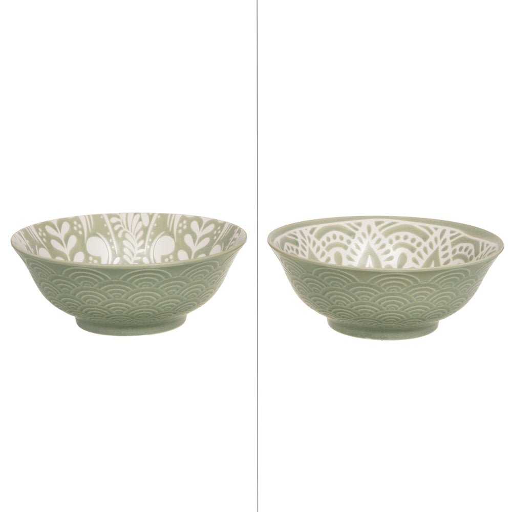 Saladier vert Safi 20 cm - Beautiful Moment the shop