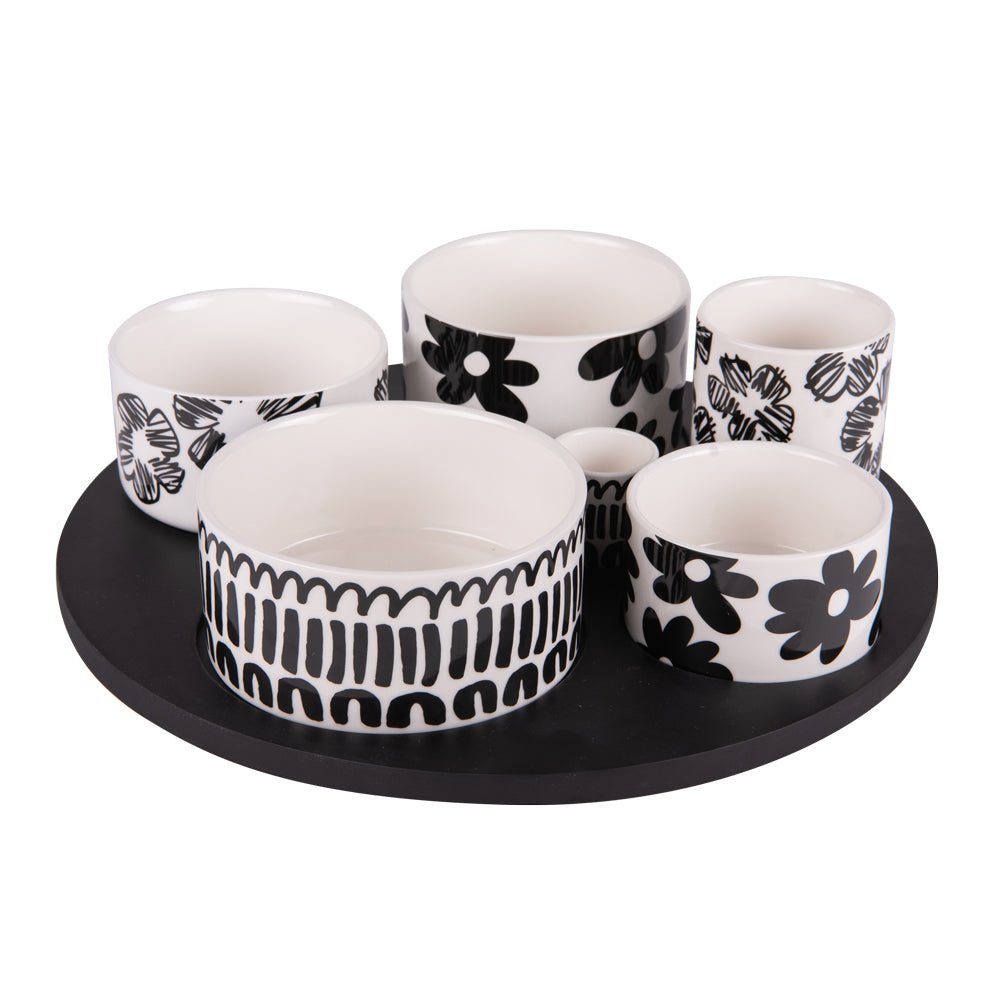 Service apéritif 6 pièces Kimani 31 cm - Beautiful Moment the shop