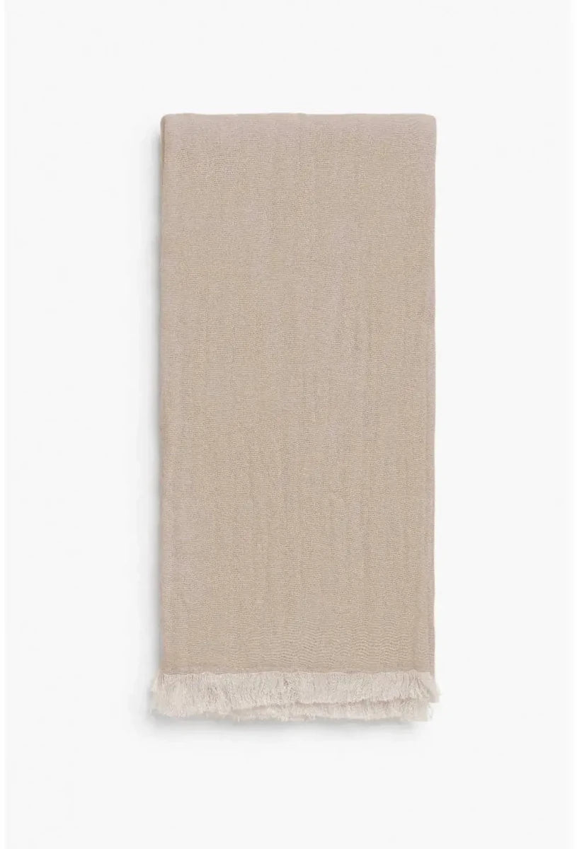 Serviette (lot de 4 unités) Beige Layer - Beautiful Moment the shop