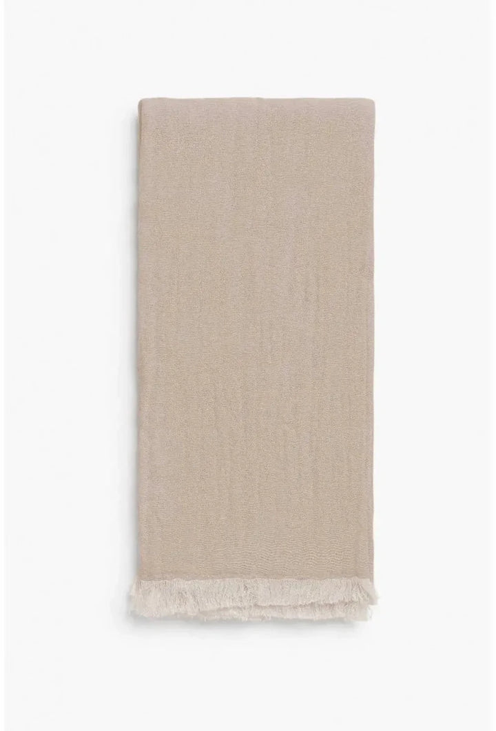 Serviette (lot de 4 unités) Beige Layer - Beautiful Moment the shop