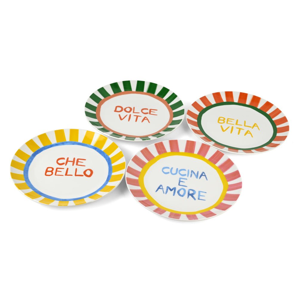 Set de 4 assiettes à dessert Dolce Vita 19 cm - Beautiful Moment the shop