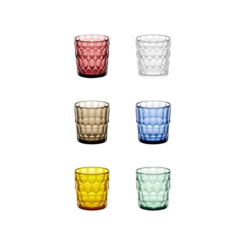 Set de 6 verres bas Vanity 36 cl assortis - Beautiful Moment the shop
