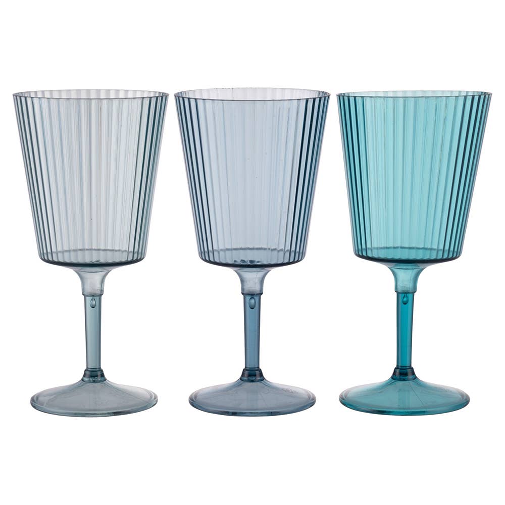 SEUL VERRE PS 400ML SH BLEU 3ASS - Beautiful Moment the shop
