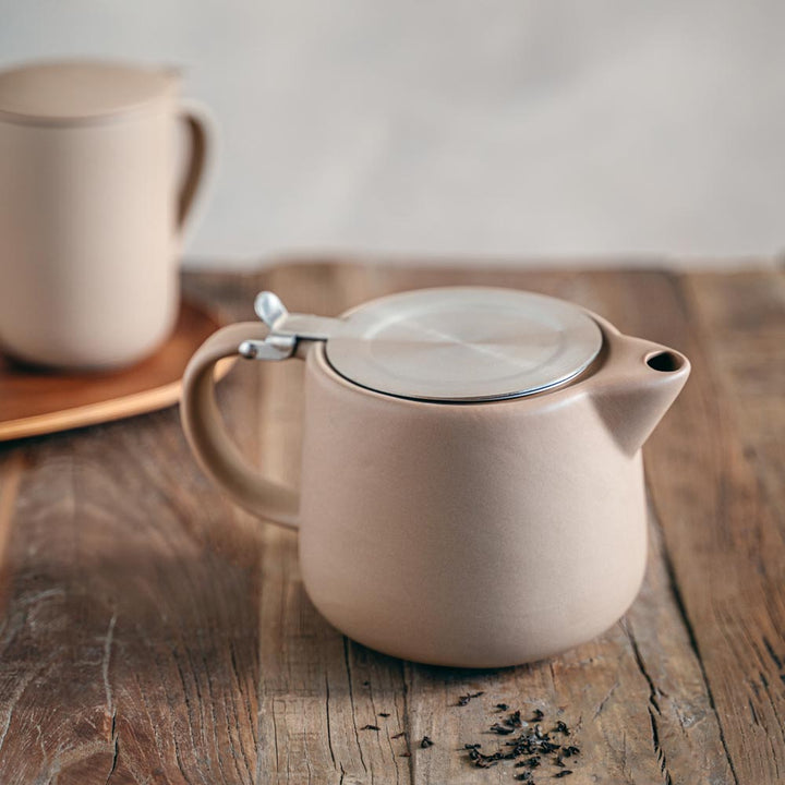 Teekanne mit Filter Uno beige 0,9L