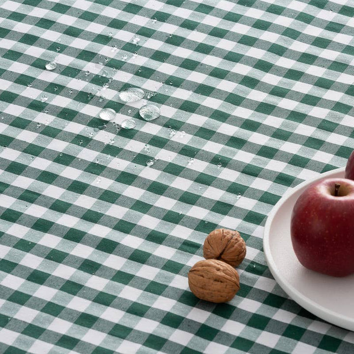 Tissu Nappe Résistant aux Taches en Coton à Carreaux Vichy - Beautiful Moment the shop