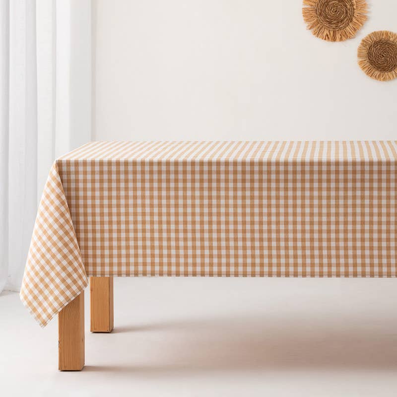 Tissu Nappe Résistant aux Taches en Coton à Carreaux Vichy - Beautiful Moment the shop