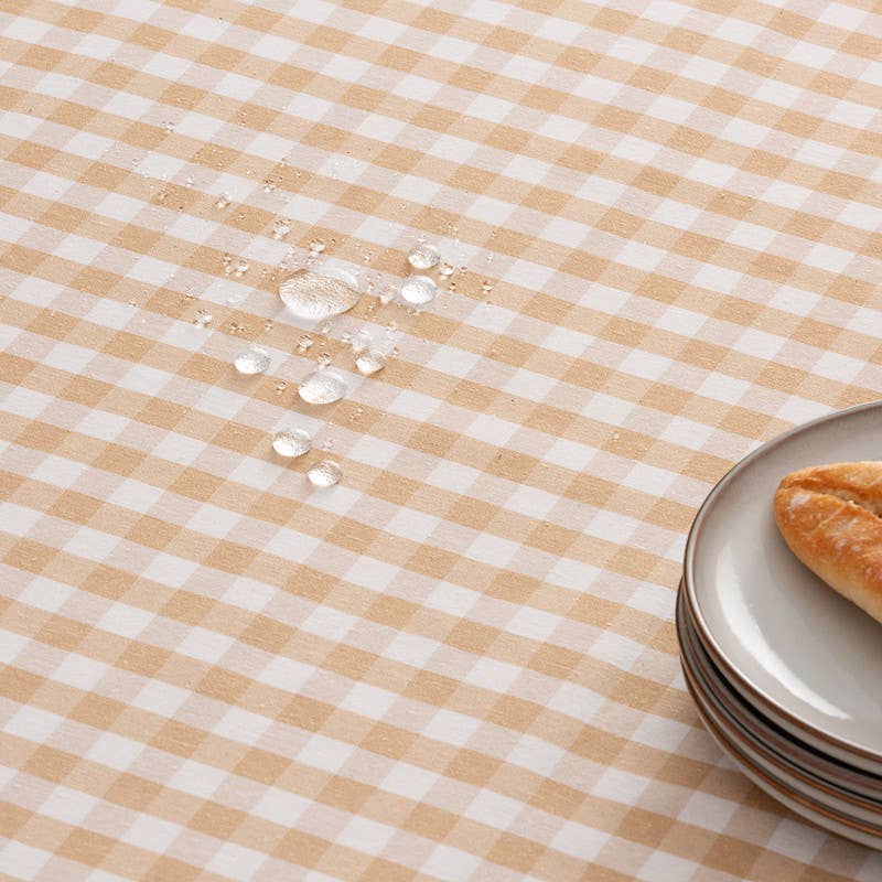 Tissu Nappe Résistant aux Taches en Coton à Carreaux Vichy - Beautiful Moment the shop