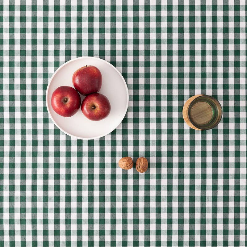 Tissu Nappe Résistant aux Taches en Coton à Carreaux Vichy - Beautiful Moment the shop