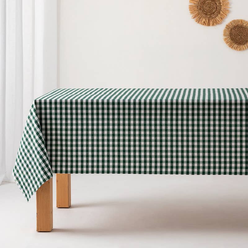 Tissu Nappe Résistant aux Taches en Coton à Carreaux Vichy - Beautiful Moment the shop