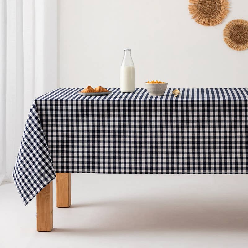 Tissu Nappe Résistant aux Taches en Coton à Carreaux Vichy - Beautiful Moment the shop
