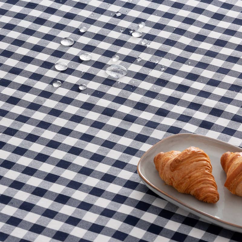 Tissu Nappe Résistant aux Taches en Coton à Carreaux Vichy - Beautiful Moment the shop