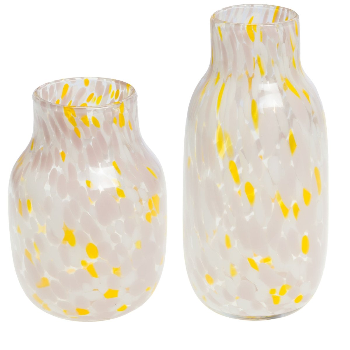VASE IZAK JAUNE ROSE - Beautiful Moment the shop