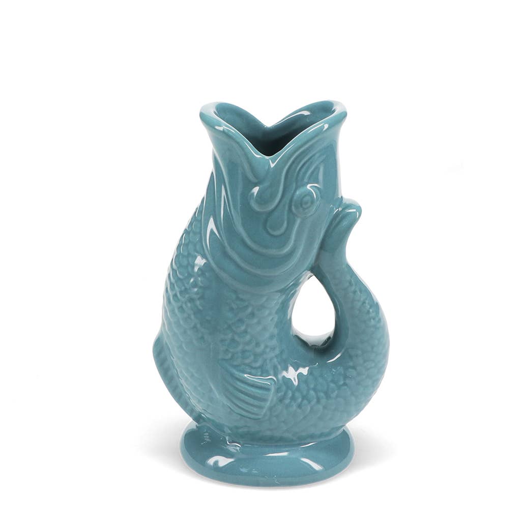 Vase poisson en céramique - Bleu - Beautiful Moment the shop