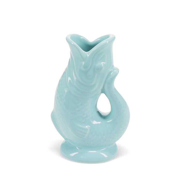 Vase poisson en céramique - Bleu aqua - Beautiful Moment the shop