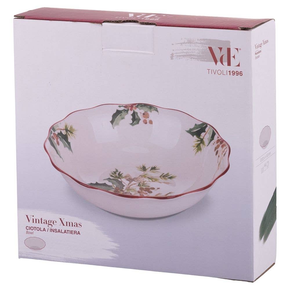 VINTAGE XMAS SALADIER 22 CM - Beautiful Moment the shop