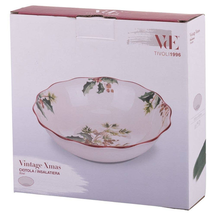 VINTAGE XMAS SALADIER 22 CM - Beautiful Moment the shop