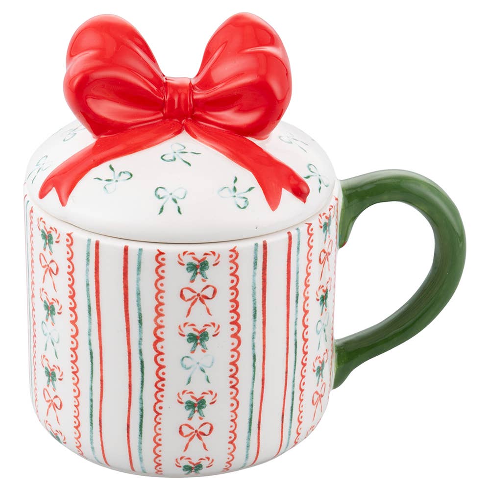 XMAS FIOCCHI TASSE AVEC COUVERCLE 250ML - Beautiful Moment the shop